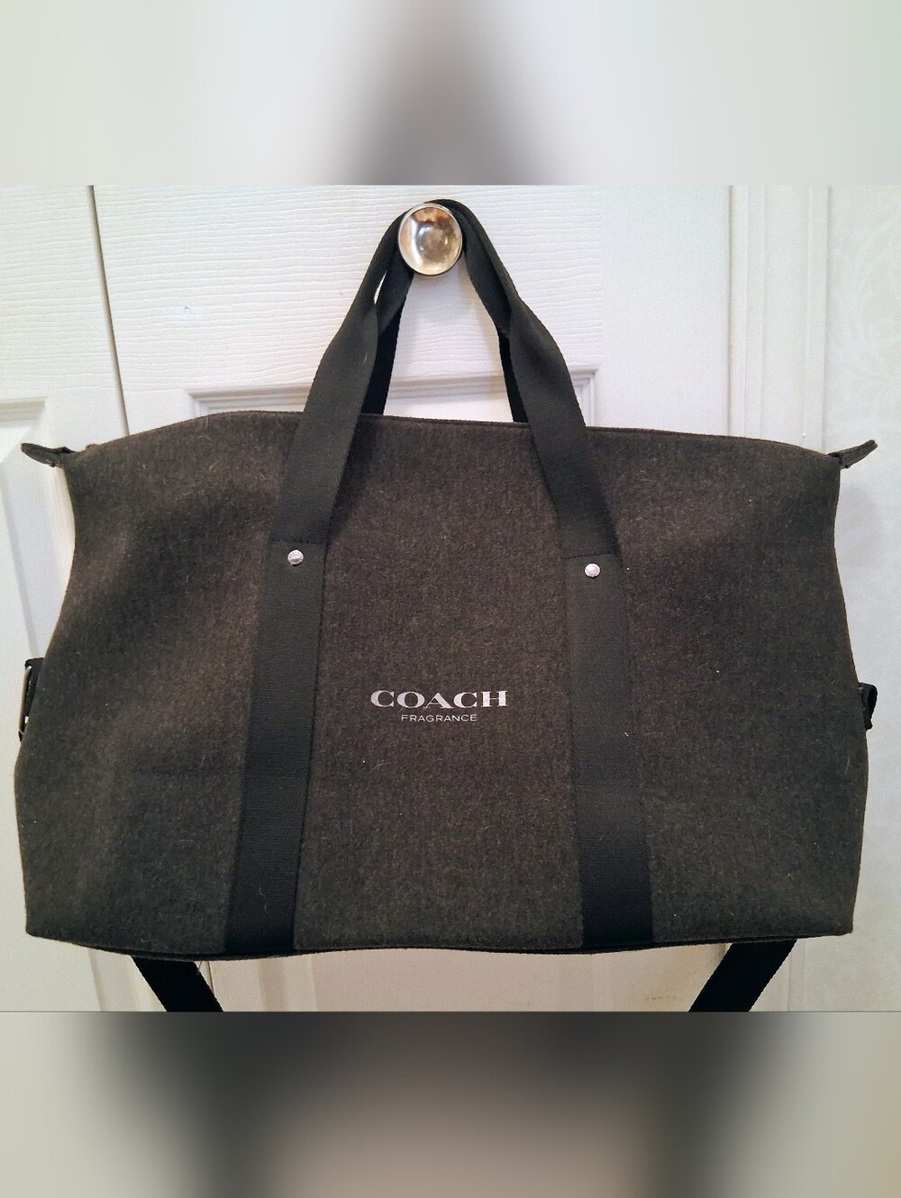 Coach Fragrances Promo Weekender/ Gym Duffle Bag Black w/ Shoulder Strap